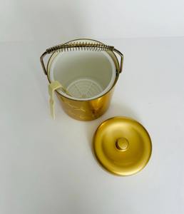 Premium Gold Metal <b>Ice</b> Bucket With Lid <b>Tong</b> And Handle Perfect For Party Serving And Stylish Home Bar Decor Wholesale From India - Product Image 6