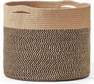 Decor basket neutral decor basket hobo <b>storage</b> basket Scandinavian style basket minimalist home organiser premium home <b>storage</b> - Product Image 4