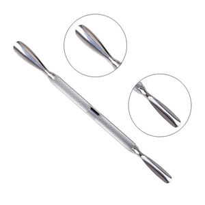 Pousse-cuticules professionnel en acier inoxydable de haute précision, outil de manucure pour le soin des ongles, réutilisable, double usage, prix raisonnable - Product Image 5