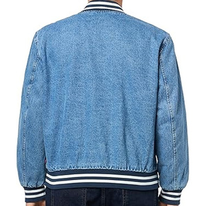 Men High Quality Cotton <b>Denim</b> Varsity <b>Jacket</b> Breathable Formal Style Front Logo Available All Sizes Colours for Winter 2026 - Product Image 3