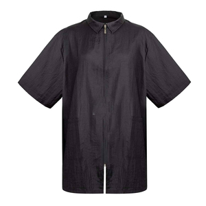 Veste de coiffure pour salon de coiffure, veste zippée pour toilettage de chiens et d'animaux - Product Image 3