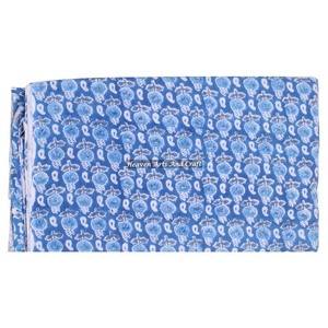 Tela de algodón estampada con bloques a mano de diseño personalizado para prendas de vestir, muebles para el hogar y accesorios para bolsos, tela estampada de materia prima - Product Image 4