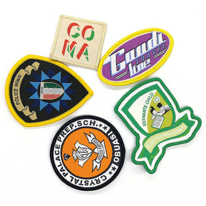 Custom Embroidery Patches Iron On Sew On Logo Patches Bulk Wholesale High Density Thread Custom Badge for Apparel Uniforms - Product Image 6