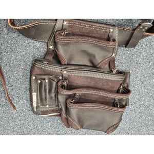 Bolsa de herramientas de cuero hecha a mano de alta calidad para venta en línea, proveedor directo de fábrica, bolsa de herramientas de cuero con cinturón en venta - Product Image 2