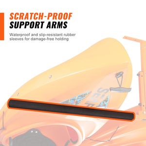 Supporto da Soffitto per Kayak Regolabile in Altezza, Gancio Sospeso per 2 Kayak, Canoe e SUP - Product Image 5