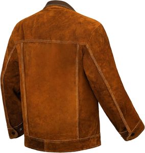 Blouson de soudage en polyéthylène haute résistance, ignifuge, anti-chaleur 300°C-500°C, pour usage en usine et atelier, avec pack respirateur - Product Image 2