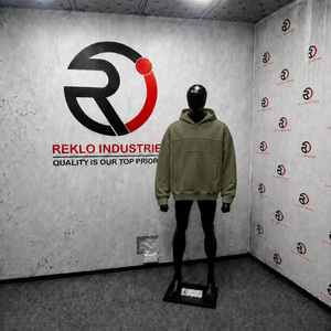 Sudadera con Capucha Verde Oliva Premium para Hombre, Sudadera Holgada con Capucha, Manga Larga, Color Sólido, Forro Polar, Ropa Casual de Otoño, TENDENCIA - Product Image 3