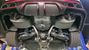 Système d'échappement Cat-Back adaptable pour KIA Stinger 2.5T (année 2018~) / Échappement de performance Cat-Back MAINTEC V4 - Product Image 6