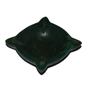 Cuenco de Piedra Preciosa Tallada en Cuarzo Dorado, Diseño Único - Product Image 2