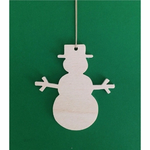 Custom Wooden Reindeer Christmas Ornaments Wholesale Laser <b>Cut</b> Blank Wood Xmas <b>Tree</b> Hanging Crafts Decoration Christmas Ornament - Product Image 2