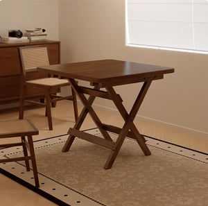 Modern Minimalist Solid Wood Rectangle <b>Dining</b> <b>Table</b> with X-Legs for <b>Dining</b> Room Hotel Apartment Outdoor - Product Image 1