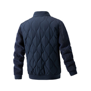 Men High Street Style Puffer <b>Jacket</b> with Stand Collar Winter <b>Warm</b> in Various Colors - Product Image 4