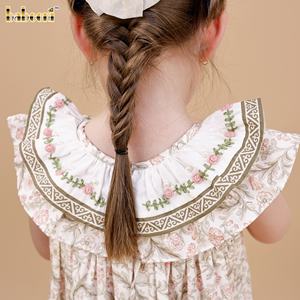 ชุดเดรสเด็กผู้หญิง DR4530 ลายสวนกุหลาบฤดูใบไม้ร่วง ผ้าฝ้าย 100% ODM ขายส่ง ทรงเอไลน์ ความยาวปานกลาง เสื้อผ้าเด็ก - Product Image 6