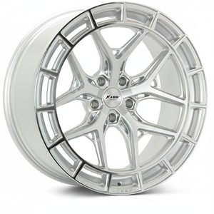 Jantes en alliage léger forgées par flux, concaves, multi-branches, finition usinée argentée, 19 20 21 22 pouces - Product Image 5