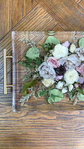 Bandeja chapada en resina hecha a mano, juego de posavasos de bandeja para servir, madera de alta calidad, personalizado, hogar, restaurante, comida india, ocasiones - Product Image 3