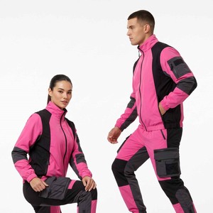 Chaqueta cortavientos unisex personalizada de nailon con bolsillos y cremallera, pantalones deportivos estampados, pantalones de chándal resistentes al viento, conjunto deportivo para hombre y mujer - Product Image 2