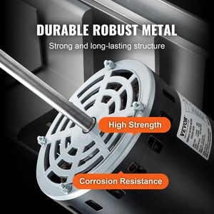 Motore per Ventilatore Forno 3/4HP 208/230V 3.85A 1075RPM 5 Velocità Rotazione CW/CCW Telaio 48 Lunghezza Albero 4.8 Pollici per Sistemi HVAC Domestici - Product Image 4