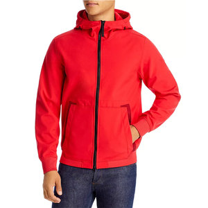 Men's Winter Softshell Jacket For Outdoor Sports and Work Solid Color Long Sleeve Zipper Closure Waterproof Polyester <b>Coat</b> - Product Image 1