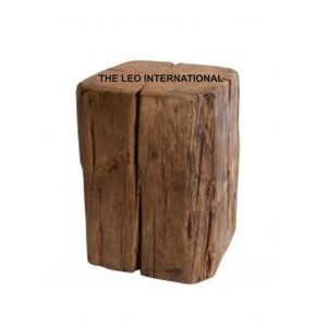 Mesa de Teca Natural con Textura Original, Diseño Tradicional, Duradera y Sostenible, Otros Muebles para el Hogar, Apartamento, Exterior - Product Image 1