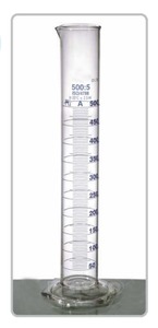 Cylindre gradué en verre avec bec verseur et base hexagonale, cylindre gradué en verre de laboratoire, Radical OEM Laboratory - Product Image 5