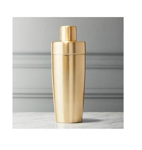 Shaker à cocktails tendance, tailles personnalisées, acier inoxydable moderne, articles de bar en cuivre, finition miroir or, noir, bronze - Product Image 2