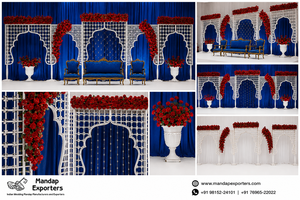 Buy Elegant <b>Islamic</b> Style Laser Panels for Walima Night Arabic & Moroccan Style Laser Cut Arches For Wedding Stage - Product Image 6