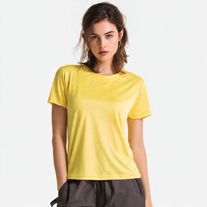 Camiseta Deportiva de Secado Rápido para Mujer, de Alta Calidad, Ajustada, para Entrenamiento y Fitness - Product Image 1