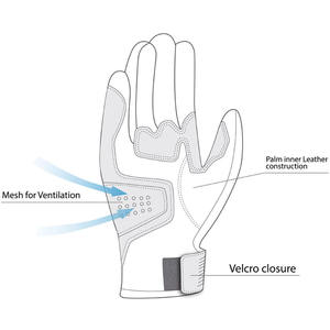 Winter Unisex Motorcycle Leather <b>Touch</b> <b>Screen</b> Racing <b>Gloves</b> with Drawstring Closure and Long Protection - Product Image 5