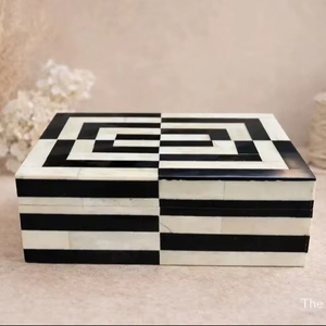 Resin Jewelry Boxes with Handmade Model Custom Logo <b>Thin</b> Necklaces <b>Rings</b> Organizer Pattern Display - Product Image 1