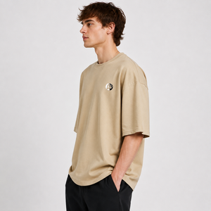 T-shirt décontracté surdimensionné pour homme, coupe ample, tissu doux, manches courtes et col rond, idéal pour l'été et les voyages - Product Image 2