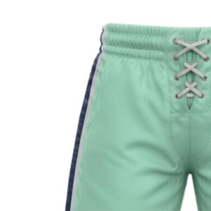 Men Mint <b>Green</b> Sublimated Ice Hockey Printed Shorts Polyester Drawstring Side Stripe Sports Uniform Match Wear Clothing - Product Image 6