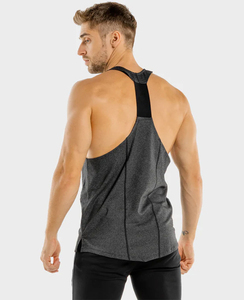 High Quality Fitness Bodybuilding Gym Tank Tops Wholesale <b>Mens</b> <b>Singlet</b> Casual Ribbed Breathable Cotton Vest - Product Image 5