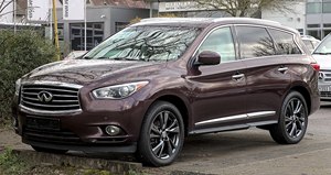 แผ่นบังแดดหน้าต่างรถยนต์ HIC วัสดุ PMMA  สำหรับ QX60 Infiniti JX35 ปี 12~21  กระชับพอดี 100% - Product Image 1