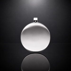 VVS Moissanite Round Brilliant <b>Cut</b> Pendant 925 Sterling Silver Rhodium Plated Hip Hop Iced Out Trendy Necklace - Product Image 2
