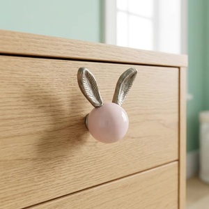 Tiradores de Resina con Diseño Moderno en Color Rosa para Muebles de Cocina, Baño, Dormitorio, Sala de Estar, Armarios y Cómodas - Product Image 1