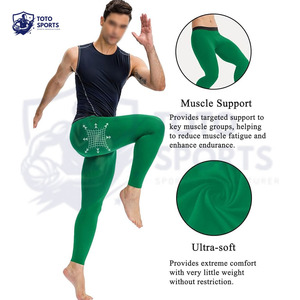 Pantalones Deportivos de Compresión para Hombre, a la Moda, Transpirables, que Absorben la Humedad, para Entrenamiento y Gimnasio, Precio al por Mayor, Mejor Servicio - Product Image 5