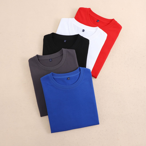 T-shirts de qualité supérieure, col rond, surdimensionnés, avec logo graphique anime personnalisé, t-shirts en coton uni, t-shirts pour hommes - Product Image 3