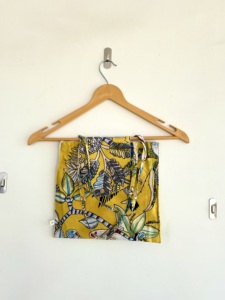 Bata Larga de Mujer con Estampado Animal, Manga Larga, Tejido Suave, Casual de Verano, Cintura Elástica, Viscosa y Poliéster Estampados - Product Image 5