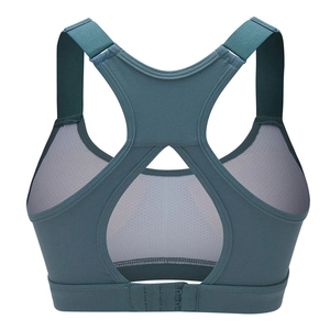 Soutien-gorge de sport léger, respirant, résistant et réversible pour femme avec logo frontal - Fort maintien, 100 % coton, personnalisable, unisexe - Product Image 2