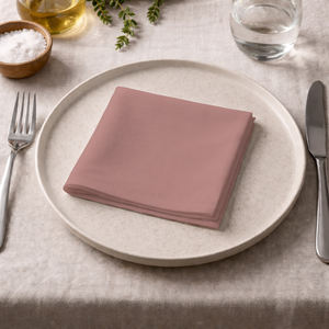 Serviettes de table en coton réutilisables, serviettes en tissu doux et absorbant pour la salle à manger, la décoration des fêtes et des mariages - Product Image 1