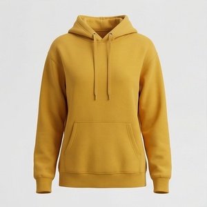 Sudadera con Capucha de Algodón Grueso para Mujer, Transpirable, Suave, Estilo Urbano, Ropa Básica, Color Personalizado, Venta al Por Mayor - Product Image 1