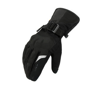 Guantes de Esquí de Invierno, Impermeables, de PU, con Dedos Completos, Correa de Muñeca Ajustable, Unisex, para Actividades al Aire Libre, Azul y Negro - Product Image 2