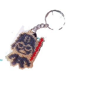 Porte-clés unique, accessoire élégant, artisanat haut de gamme, cadeau fait main, pendentif décoratif, accessoire de Noël, accessoire de vacances - Product Image 6