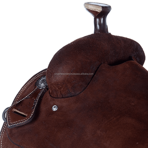 Conjunto de Silla de Montar Occidental de Cuero Genuino de Alta Calidad para Caballo (Tamaño 14-18 Pulgadas), Duradero, Varios Colores y Tamaños - Product Image 4