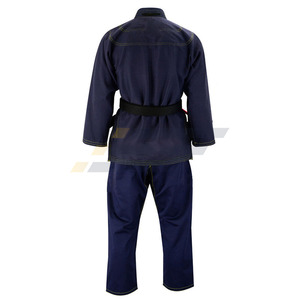 Uniformes de Jiu Jitsu de Algodón y Poliéster de Último Diseño, Conjuntos de Color Sólido para Club, Trajes de Karate, BJJ y Artes Marciales, Servicio OEM Disponible - Product Image 5