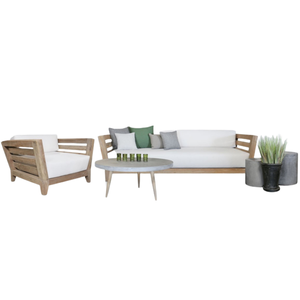 Hot sale furniture <b>sofa</b> chair set with <b>table</b> made of good and durable teak wood equipped with soft foam - Product Image 6
