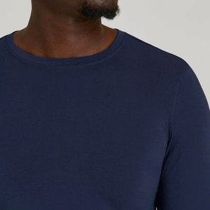 Camisetas Deportivas de Manga Larga para Hombre, Diseño Personalizado, Ligeras, Precio de Fábrica al por Mayor, 100% Algodón/Spandex, Corte Ajustado, Gran Venta - Product Image 3