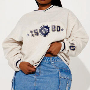 เสื้อสเวตเชิ้ตผ้าฟลีซแบบโอเวอร์ไซส์สำหรับทุกเพศ ขายส่ง รับทำโลโก้ คอกลม สวมหัว สไตล์ลำลอง สตรีทแวร์ ผู้ผลิต OEM สำหรับผู้ซื้อในสหรัฐอเมริกา - Product Image 3