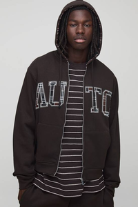 Sudadera con Capucha de Invierno de Diseño de Lujo para Hombre, 100% Algodón, Sudadera con Capucha de Alta Calidad, Bordado 3D, Tinte Liso - Product Image 4