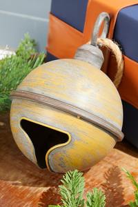Campana de Metal Vintage Moderna para Navidad, Adorno Rústico Dorado de Gran Tamaño, Campana Colgante para Decoración de Árbol de Navidad, Decoración Navideña para el Hogar - Product Image 2